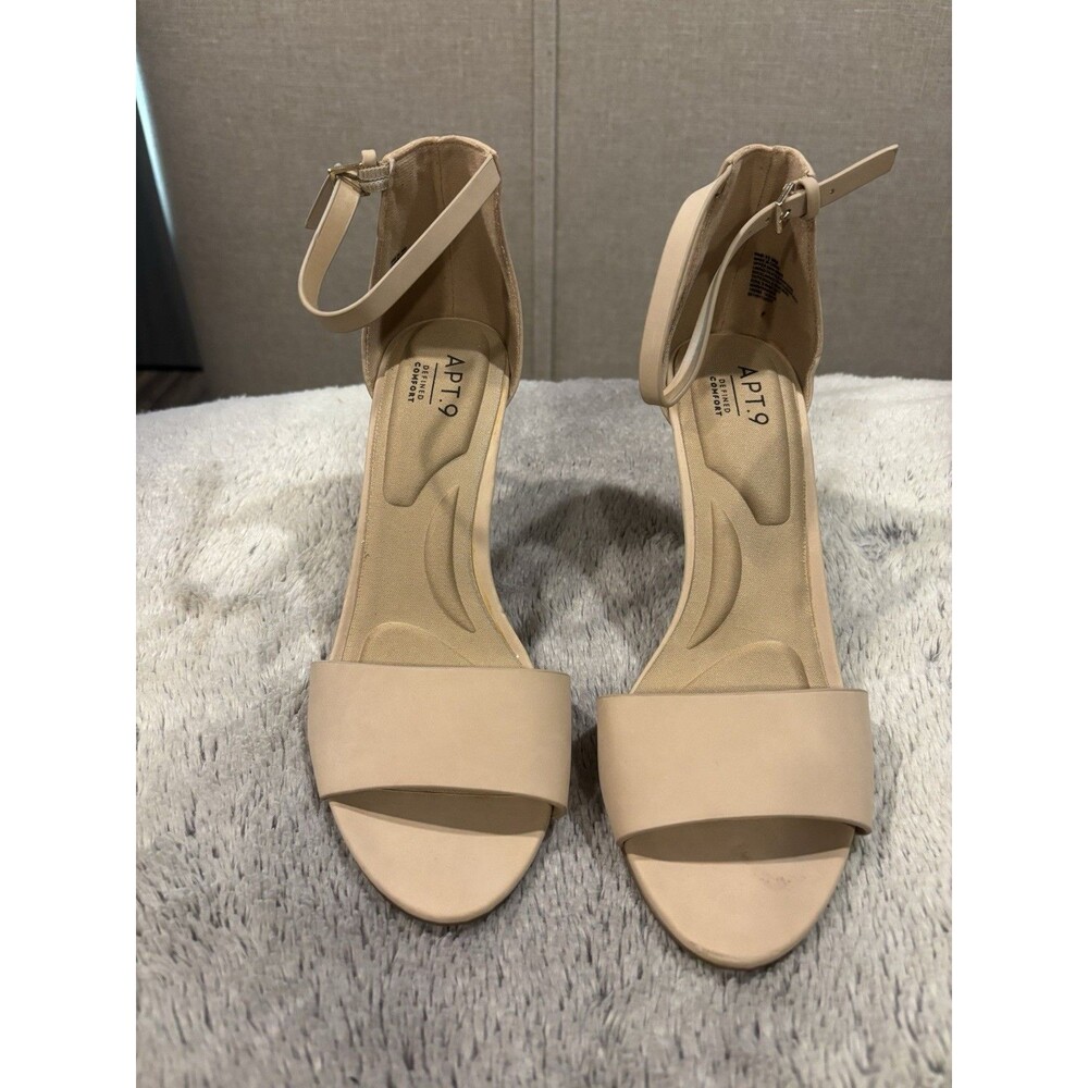 APT. 9 Women’s Mariana High Heels Sandals Nude Size 9.5 NWOB